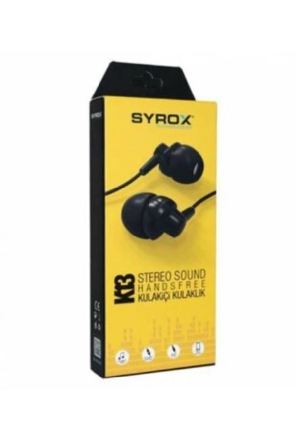 SYROX K13 KULAKİÇİ KULAKLIK